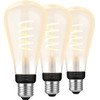 Philips Hue Filament White Ambiance Edison XL 3-pack