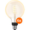 Philips Hue Filament White Ambiance Globe XL Lot de 6