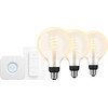 Philips Hue Filament White Ambiance Globe XL 3-Pack Startpakket