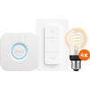 Philips Hue Filament White Ambiance Standard 4-pack Starter Pack