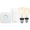 Philips Hue Filament White Ambiance Edison 2-pack Starter Pack