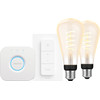 Philips Hue Filament White Ambiance Edison XL 2-pack Starter Pack