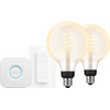 Philips Hue Filament White Ambiance Globe XL 2-pack Starter Pack