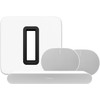 Sonos Ray White + 2x Era 300 White + Sub G3 White