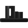 Sonos Beam Black + 2x Era 100 Black + Sub Mini Black