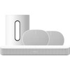 Sonos Beam Gen2 White + Era 300 + Sub Mini White