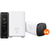 Eufycam 2 Pro Lot de 4 + Eufy Video Doorbell Dual 2 Pro