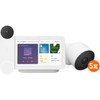 Google Nest Cam Lot de 5 + Sonnette Nest + Nest Hub 2