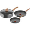 Tefal Renew Set de Poêles à Frire Céramique 24 + 28 cm + Poêle Paysanne 24 cm