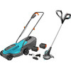 Gardena PowerMax 30/18V P4A Set + Gardena SmallCut 23/18V P4A Solo incl. 4,0 Ah Accu (2x)