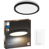 Philips Hue Aurelle paneellamp White Ambiance rond zwart