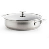 KitchenAid Acier Inoxydable Poêle Paysanne avec Couvercle 28 cm