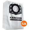 Karcher Stofzuigerzak voor WD 4/5/6 (4x)