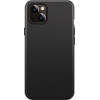 XQISIT Silicone Case Apple iPhone 15 Plus Back Cover Zwart