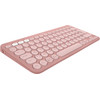 Logitech Pebble Keyboard 2 - K380s Rose Azerty