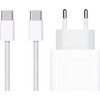 Apple USB-C Charger 20W + USB-C Cable 1m Nylon White