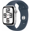 Apple Watch SE (2022) 44mm Silver Aluminum Sport Band S/M