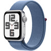 Apple Watch SE (2022) 40 mm Argent Aluminium Boucle Sport