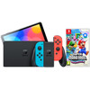 Nintendo Switch OLED Rood/Blauw + Super Mario Bros. Wonder