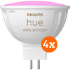 Philips Hue Spot White and Color MR16 Lot de 4