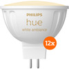 Philips Hue Spot White Ambiance MR16 Lot de 12