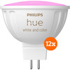 Philips Hue Spot White and Color MR16 Lot de 12