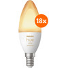 Philips Hue White Ambiance E14 Lot de 18