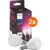 Philips Hue Luster kogellamp White and Color E14 4-pack