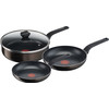 Tefal Easy Cook & Clean Frying Pan Set 24cm + 28cm + High-sided Skillet 26cm