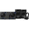 Pioneer DJ DDJ-FLX6 + Pioneer DJ HDJ-CUE1 + Pioneer DJ DM-40D Noir