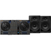 Pioneer DJ DDJ-FLX6 + Pioneer DJ DM-50D Zwart