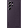 Samsung Galaxy S24 Ultra Standing Grip Back Cover Violet Foncé