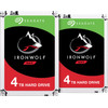 Seagate Ironwolf 4 To - Lot de 2