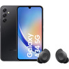 Samsung Galaxy A34 128 Go Noir 5G + Samsung Galaxy Buds FE Noir