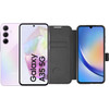 Samsung Galaxy A35 128GB Purple 5G + BlueBuilt Book Case Black