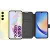 Samsung Galaxy A35 128GB Yellow 5G + BlueBuilt Book Case Black