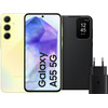 Samsung Galaxy A55 128GB Yellow 5G + Accessory Pack