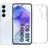 Samsung Galaxy A55 128GB Light Blue 5G + BlueBuilt Back Cover Transparent