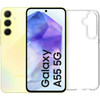 Samsung Galaxy A55 256GB Yellow 5G + BlueBuilt Back Cover Transparent