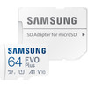 Samsung EVO Plus (2024) microSD 64GB + SD Adapter