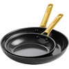 GreenPan Padova Set de Poêles à Frire 20 + 28 cm Noir