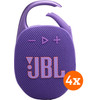 JBL Clip 5 Mauve Lot de 4