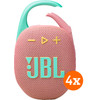 JBL Clip 5 Roze 4-pack