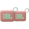 JBL Go 4 Rose Lot de 2