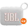 JBL Go 4 White 4-pack