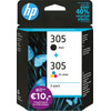 HP 305 Cartridges Combo Pack