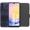 Samsung Galaxy A25 128GB Black 5G + BlueBuilt Book Case Black