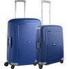 Samsonite S'Cure Spinner 55cm + 69cm Dark Blue Suitcase Set