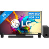 LG 75QNED91T6A (2024) + Barre de Son