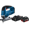 Bosch Professional GST 18 V-125 B + 4,0 Ah Batterie et Chargeur